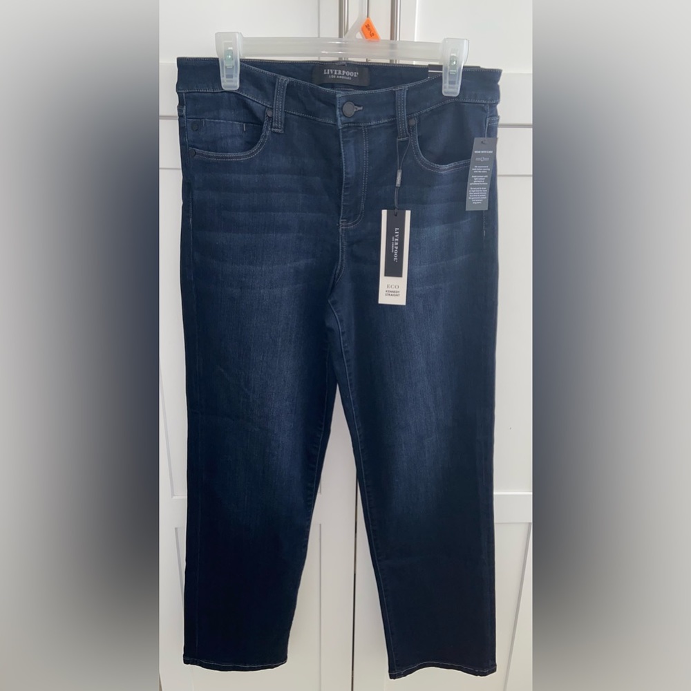 Liverpool Los Angeles Eco Kennedy Straight Jeans Size 12P